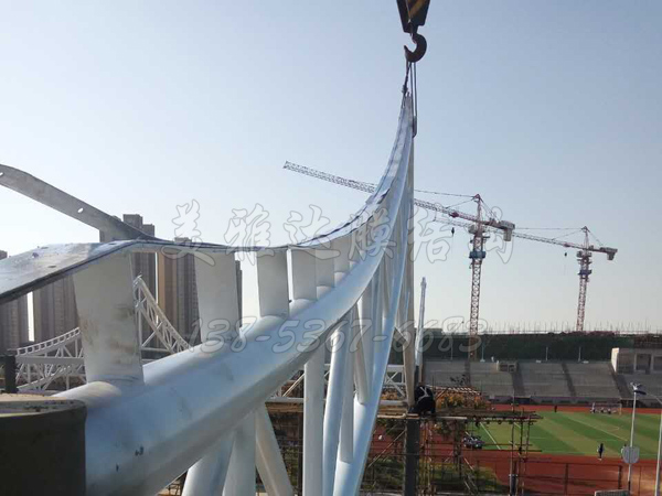 江蘇某中學門球場膜結構罩棚